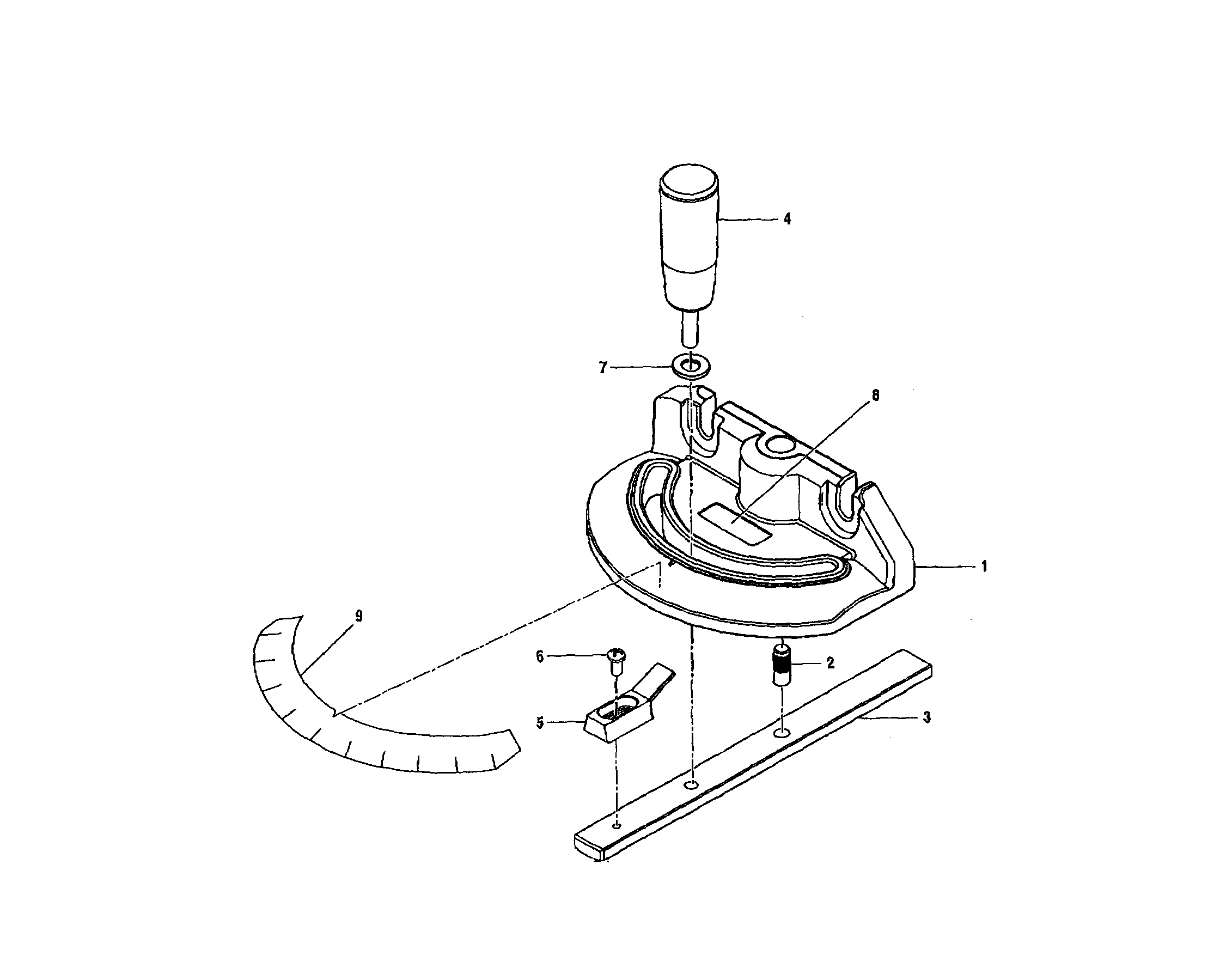 Miter gauge assembly