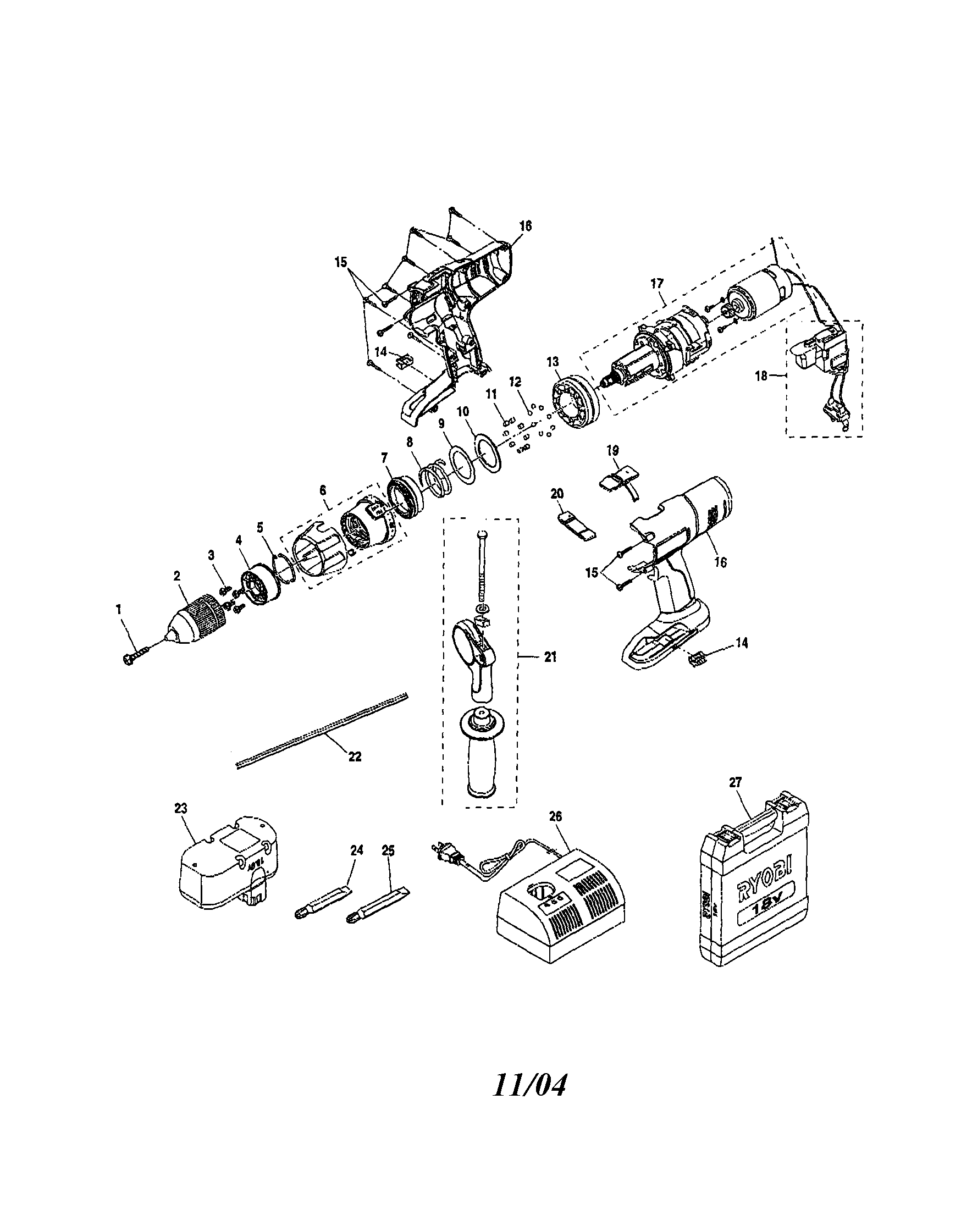 Hammer drill assembly