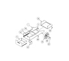 Lincoln PRECISION TIG 185 (11105 TO 11109) cart base assembly diagram