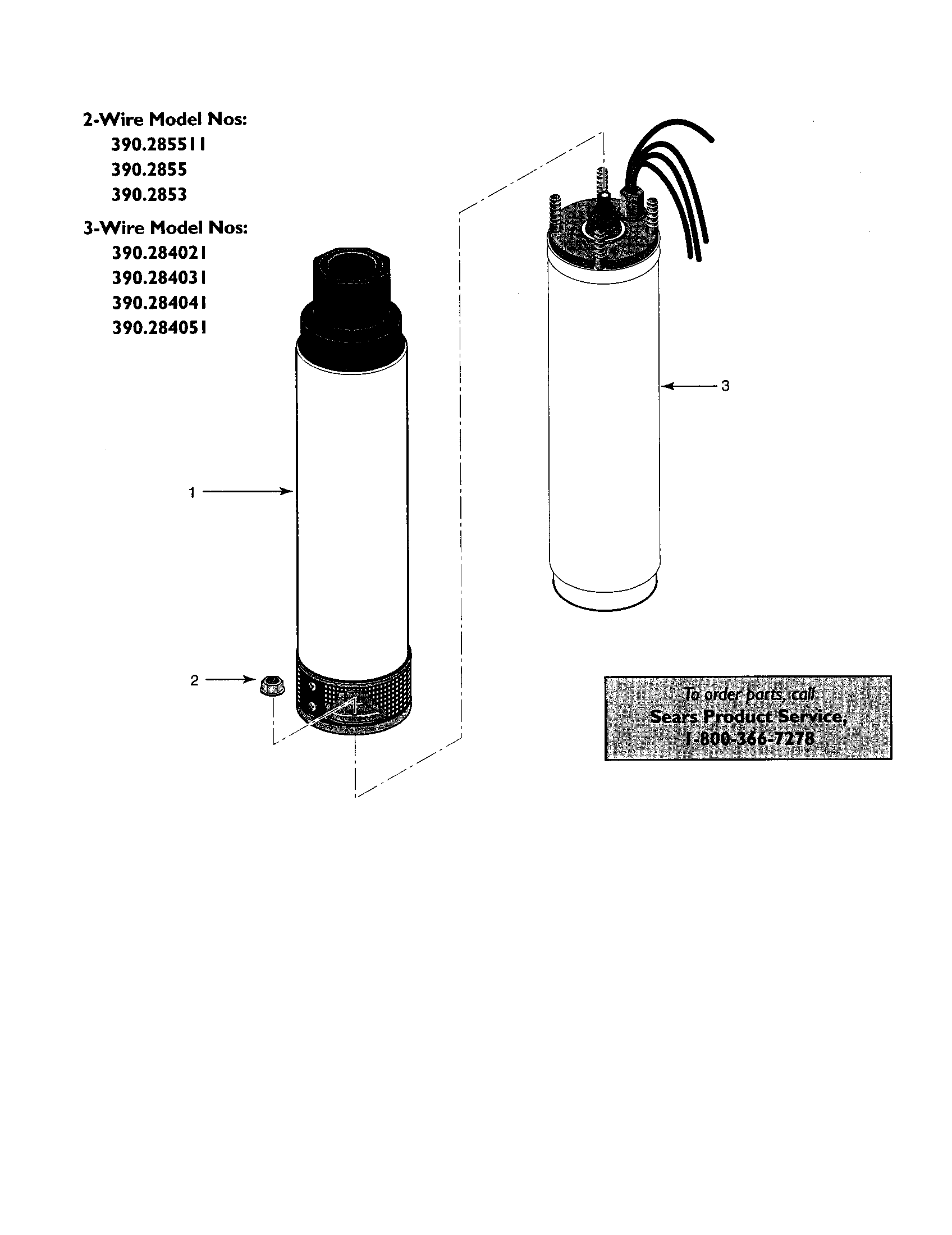 LIQUID END ASSEMBLY / MOTOR