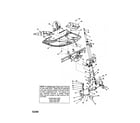 MTD 13A-344-799 front axle/upper frame cover diagram