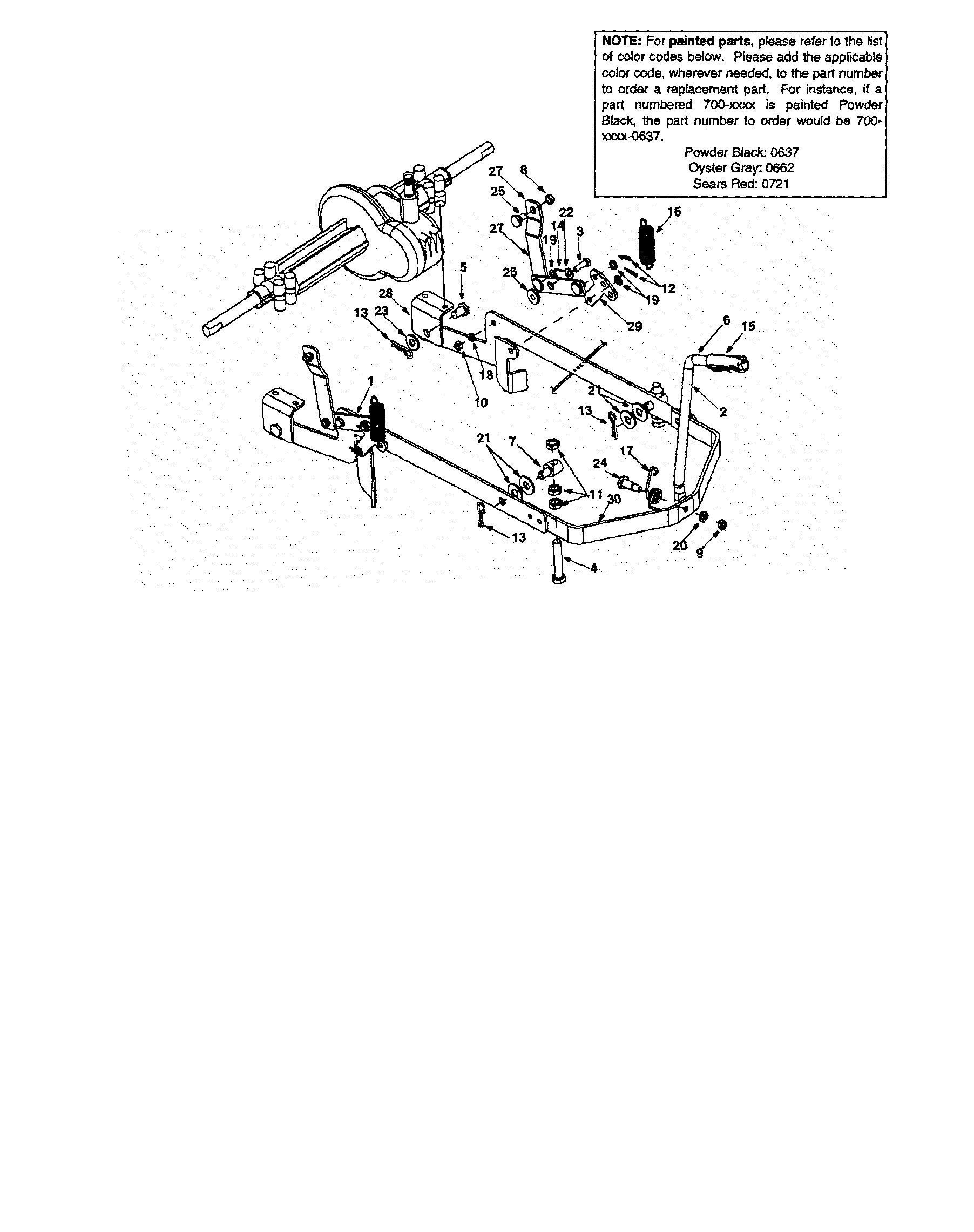 Pivot link/lift arm/lower link