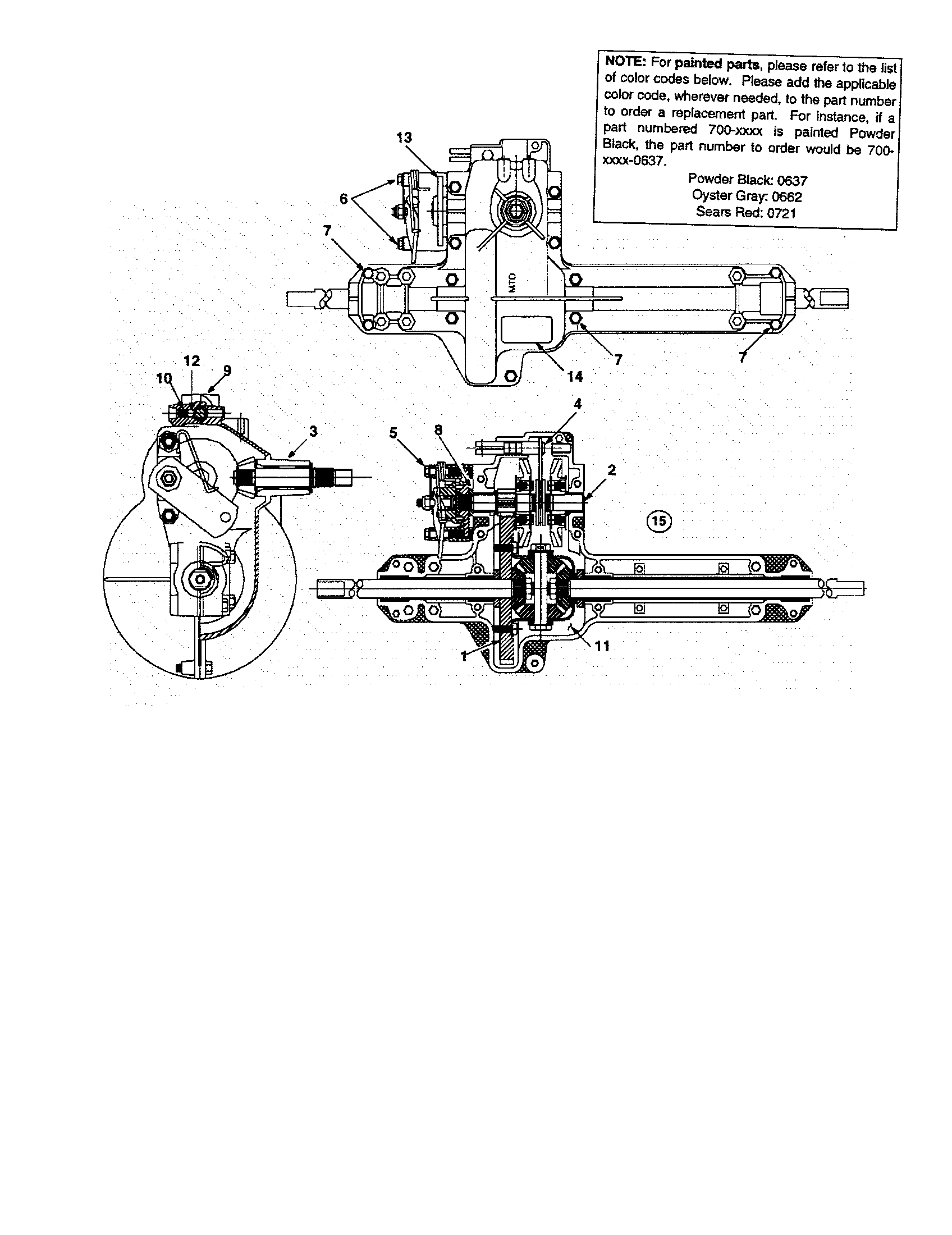 Drive shaft/upper housing