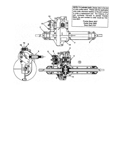 Drive shaft/upper housing
