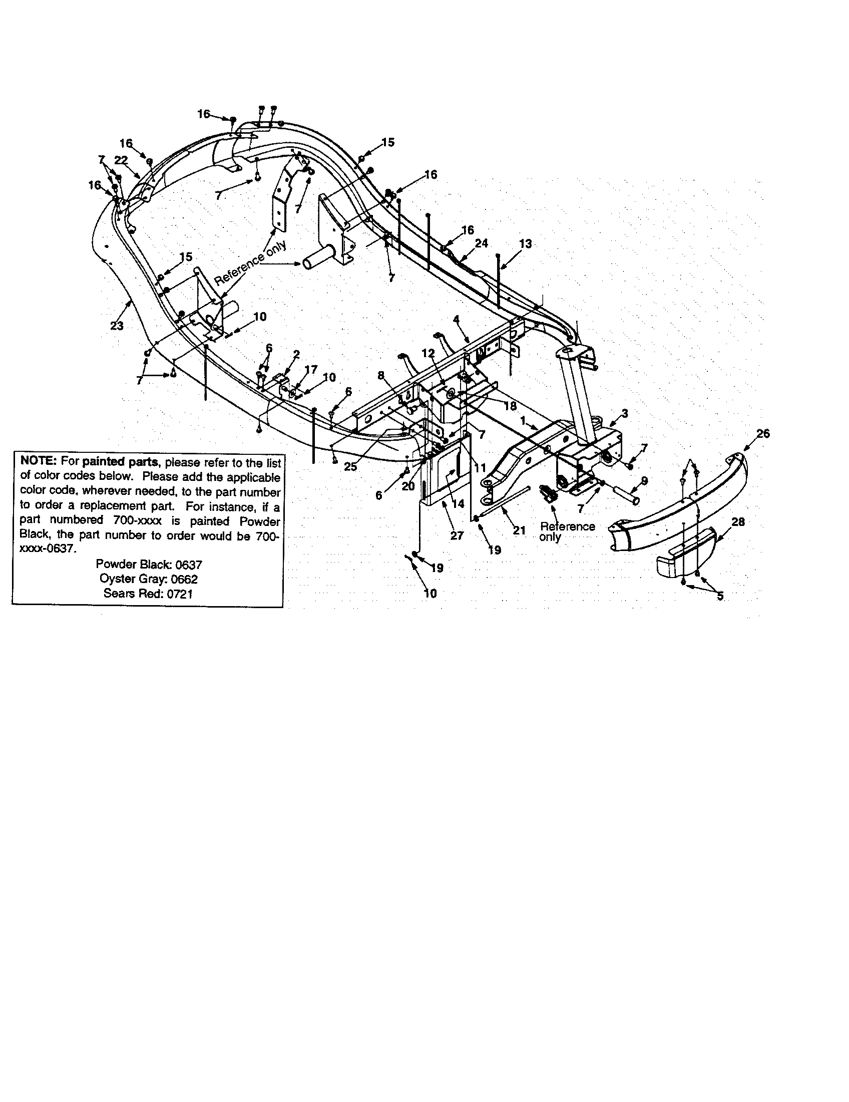 Pivot bar/bracket, hood