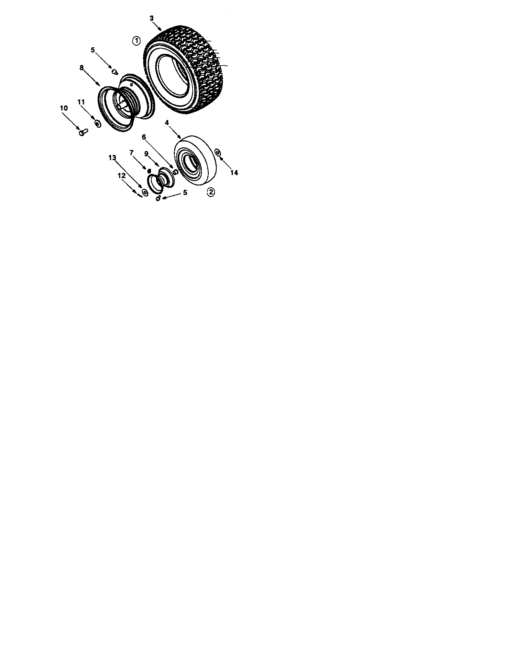 Wheel and tire
