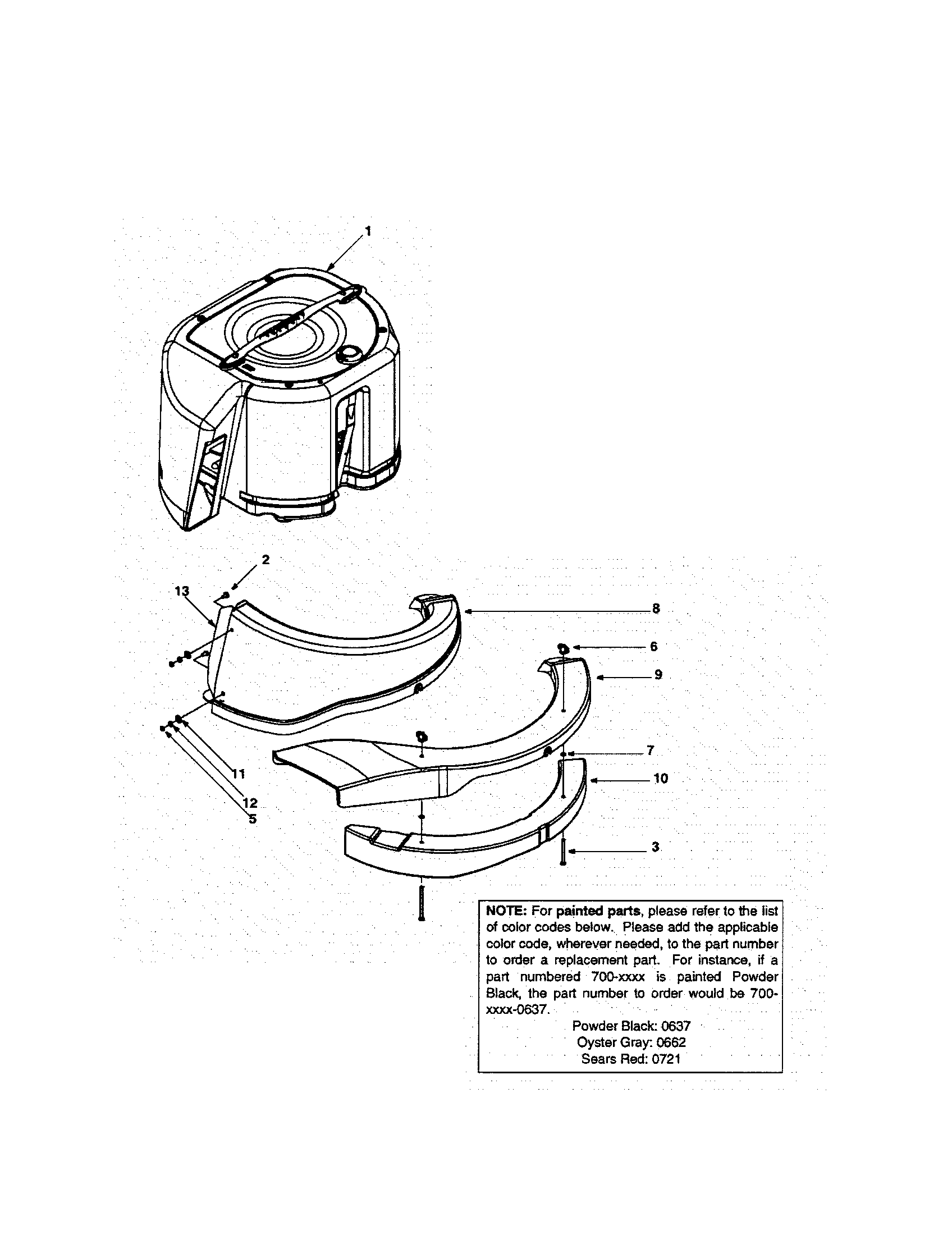 Grass bag assembly