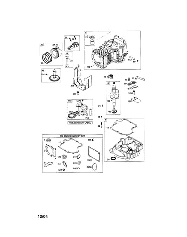 Cylinder/crankshaft