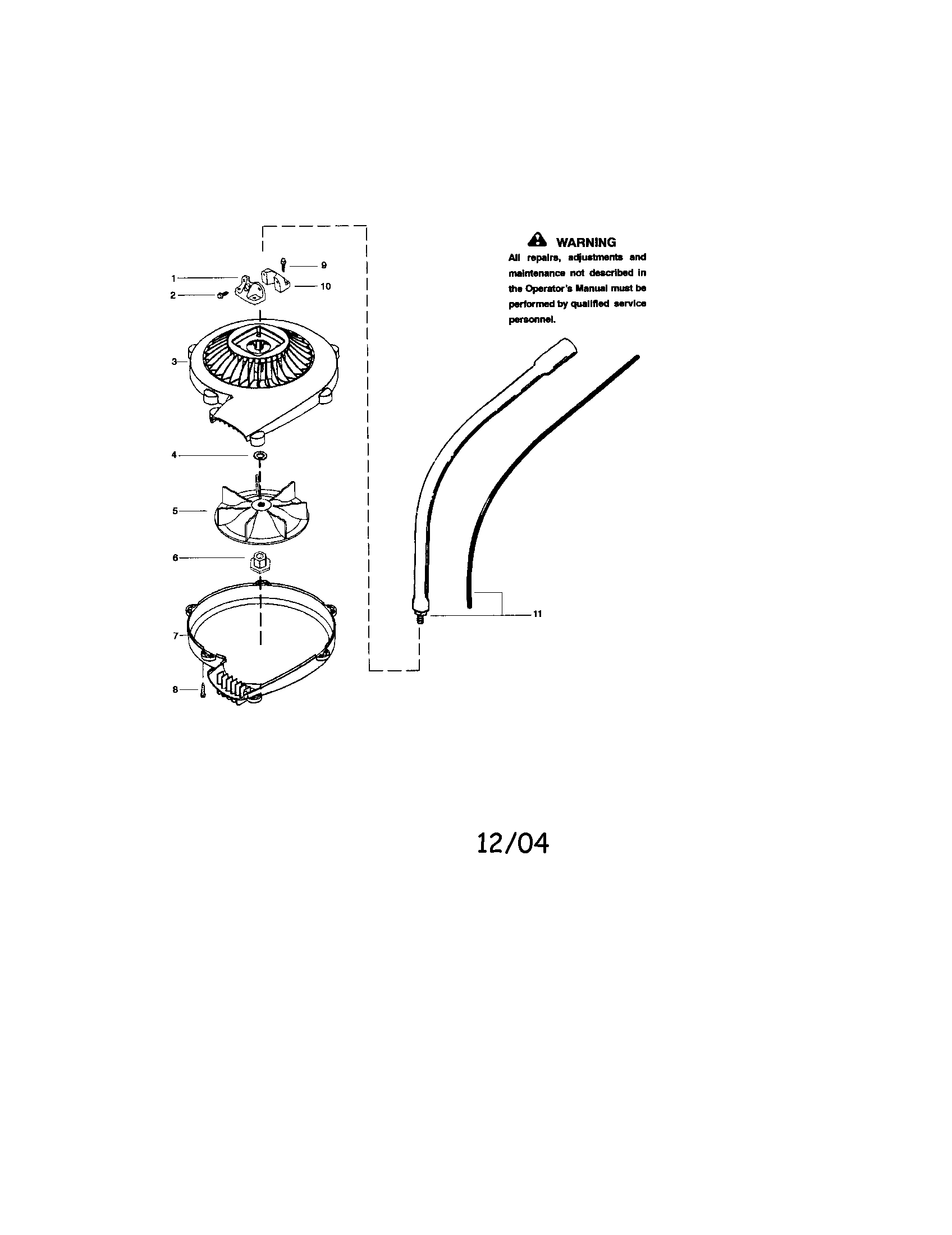 Blower attachment assembly