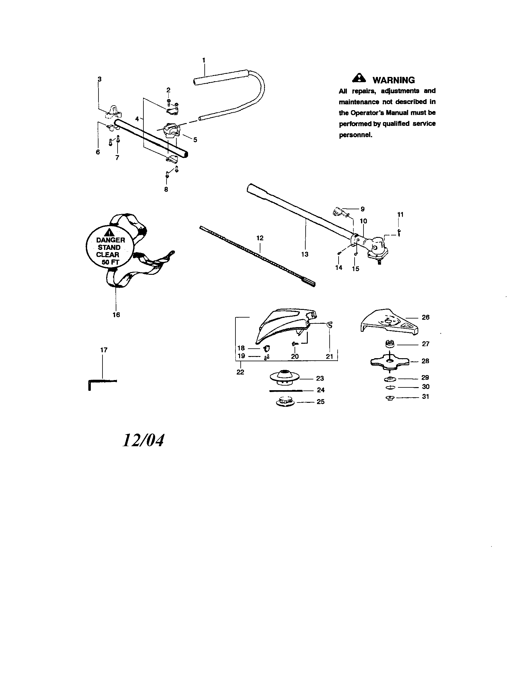Covertible brushcutter attachment