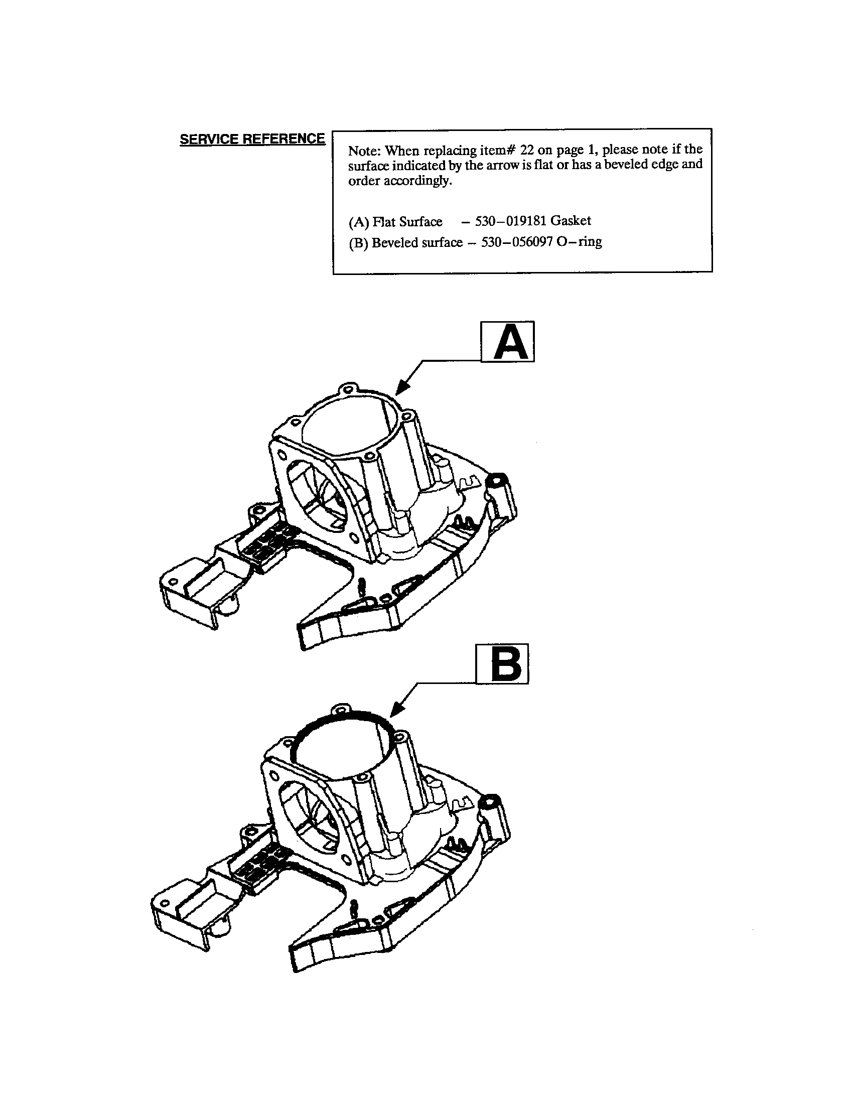 SERVICE REFERENCE NOTE