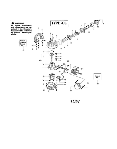 Shroud/cylinder/crandshaft
