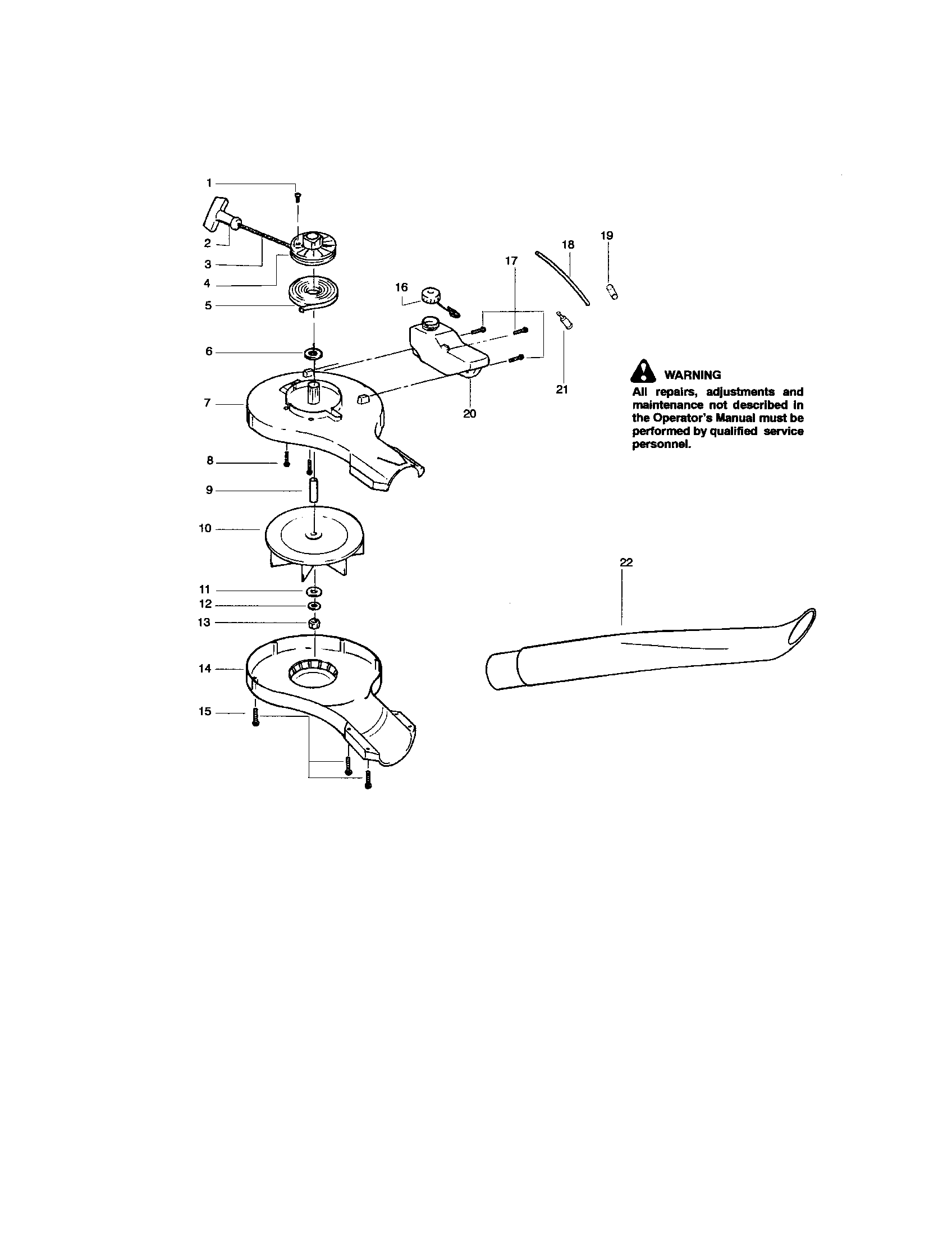 STARTER/IMPELLER/HOUSING