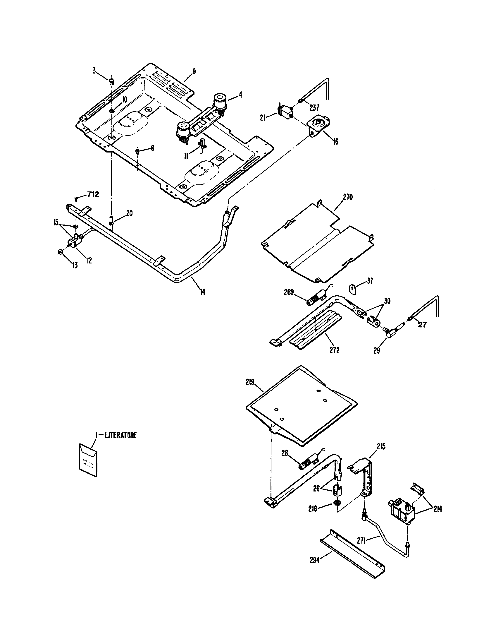 Burners/manifold/gas control
