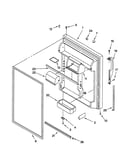 Refrigerator door