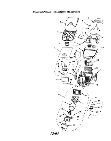 Canopy/body/motor