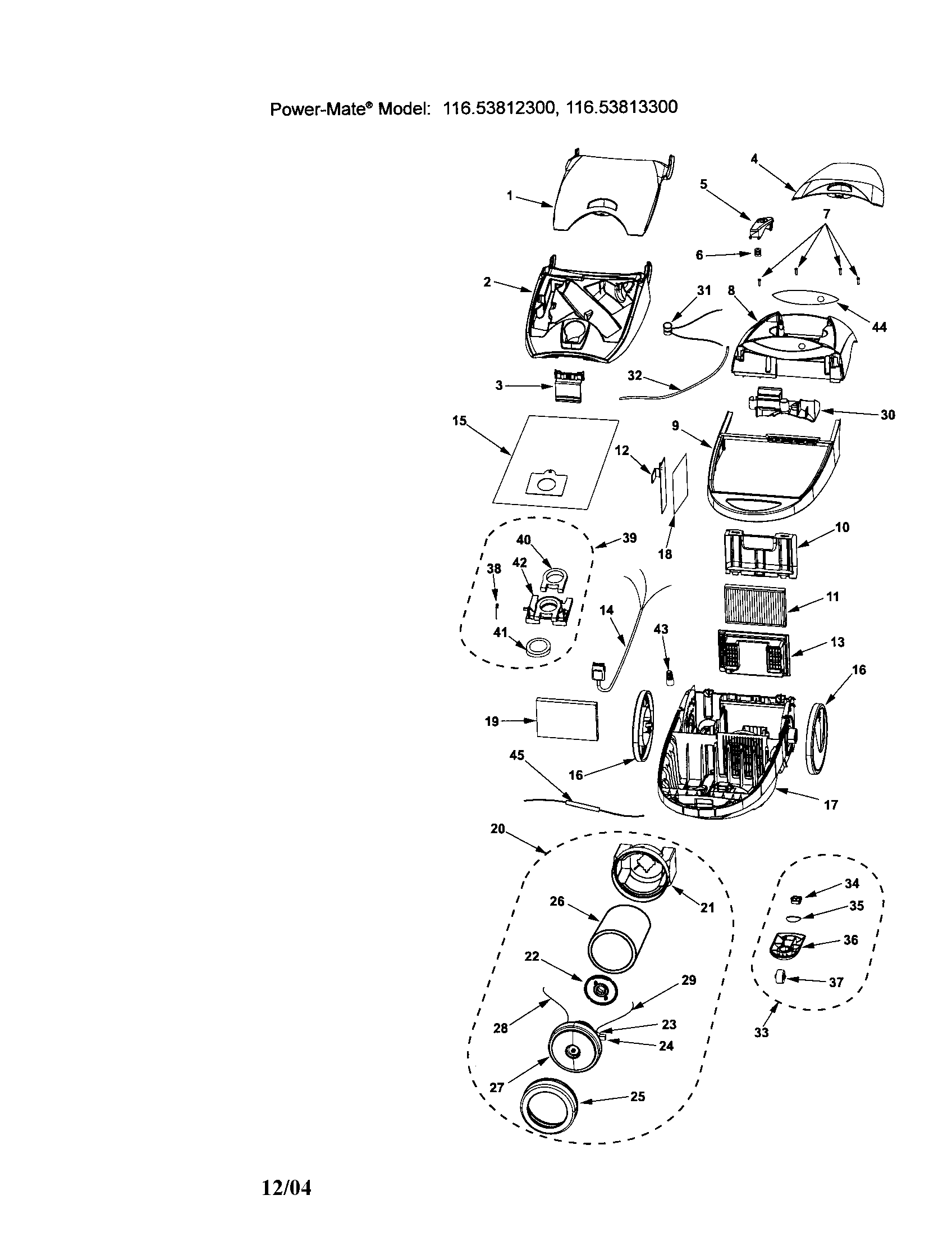 CANOPY/BODY/MOTOR/WHEELS