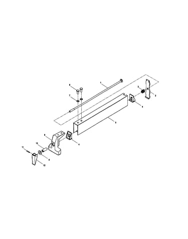 Rip fence assembly
