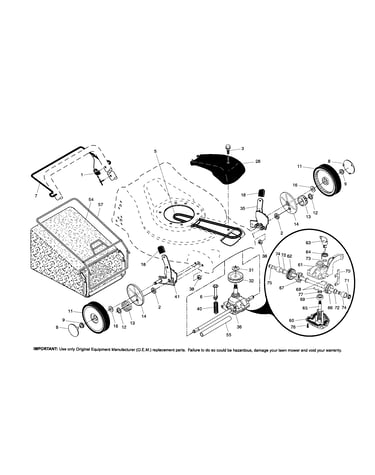 Wheels/tires/bag