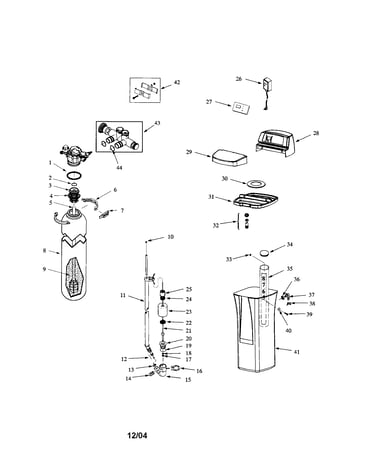 Brine valve body/seal