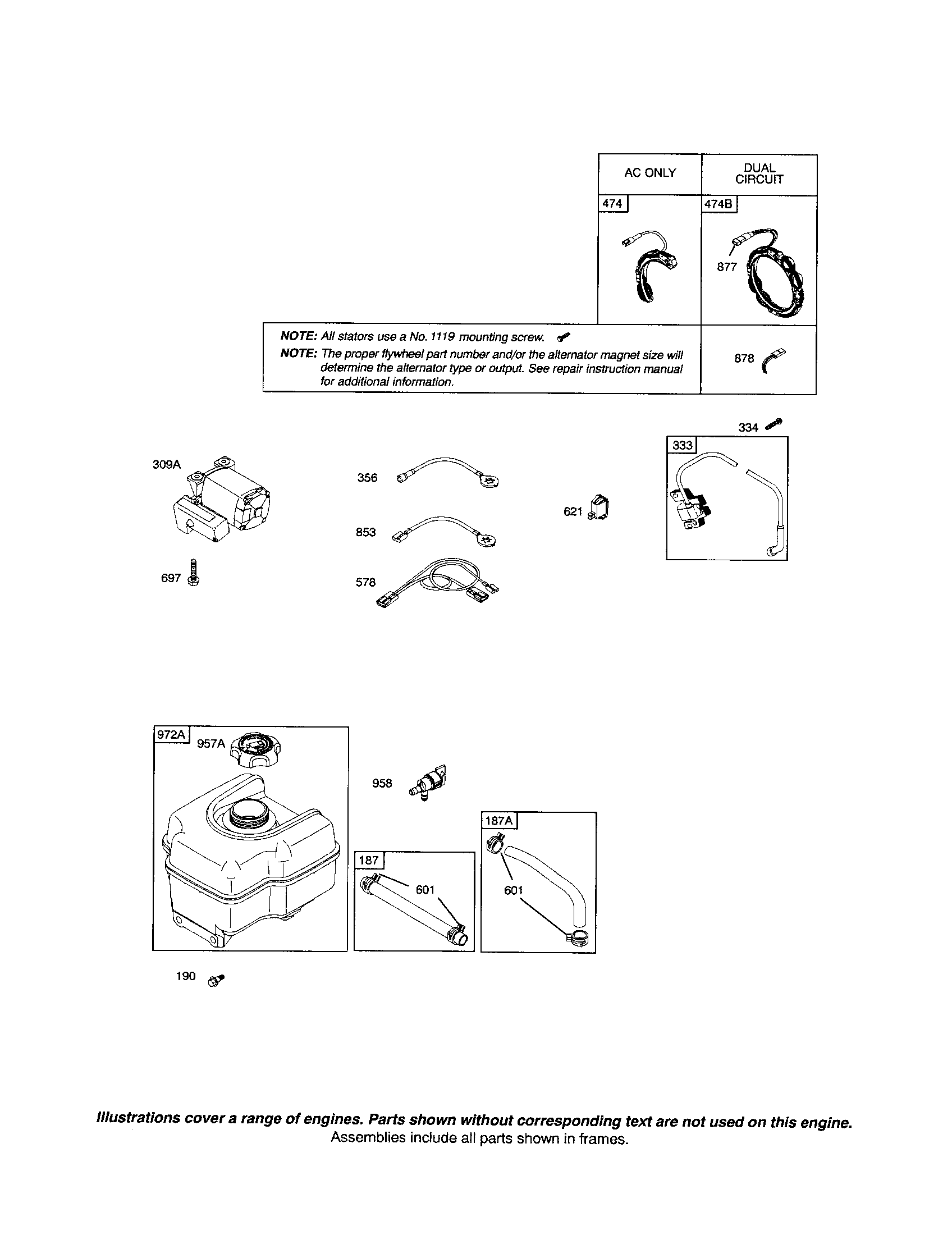 Fuel-tank/motor-starter