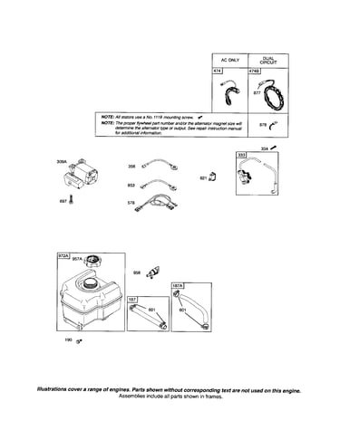 Fuel-tank/motor-starter