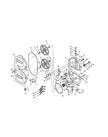 Blade/cover/wheel/shaft