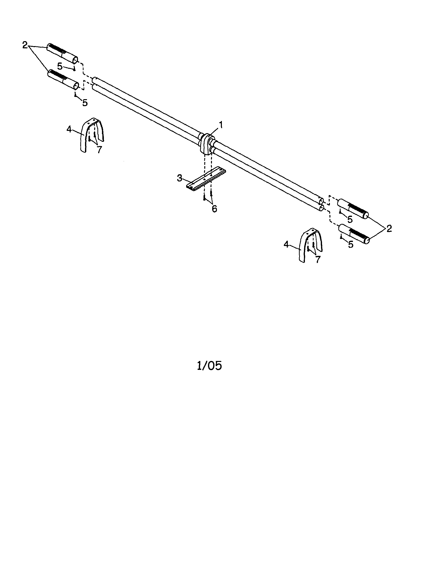 Resistance bar assembly