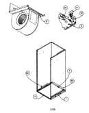 Bracket housing/deck blower/angle tie