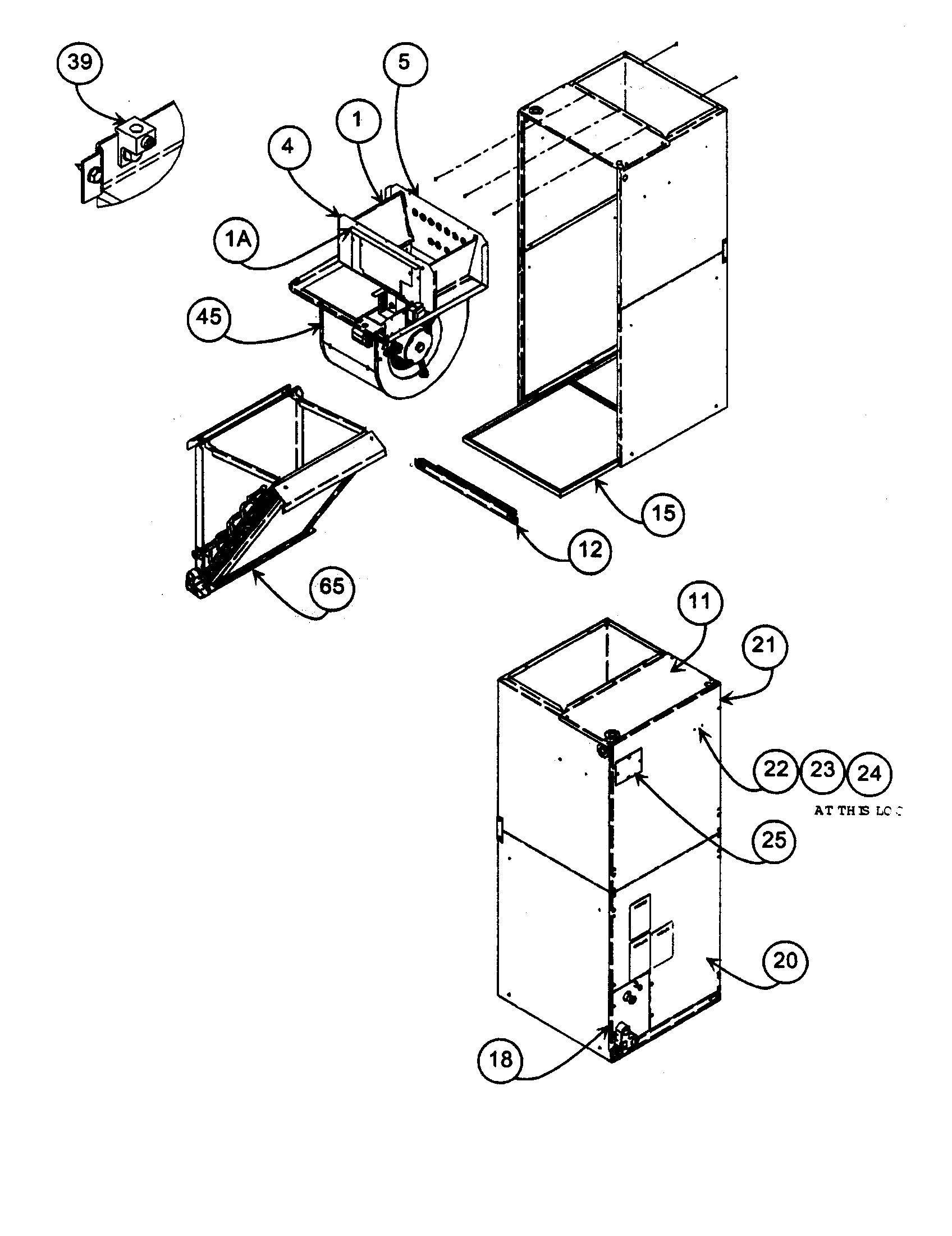 Motor blower/door/wheel blower