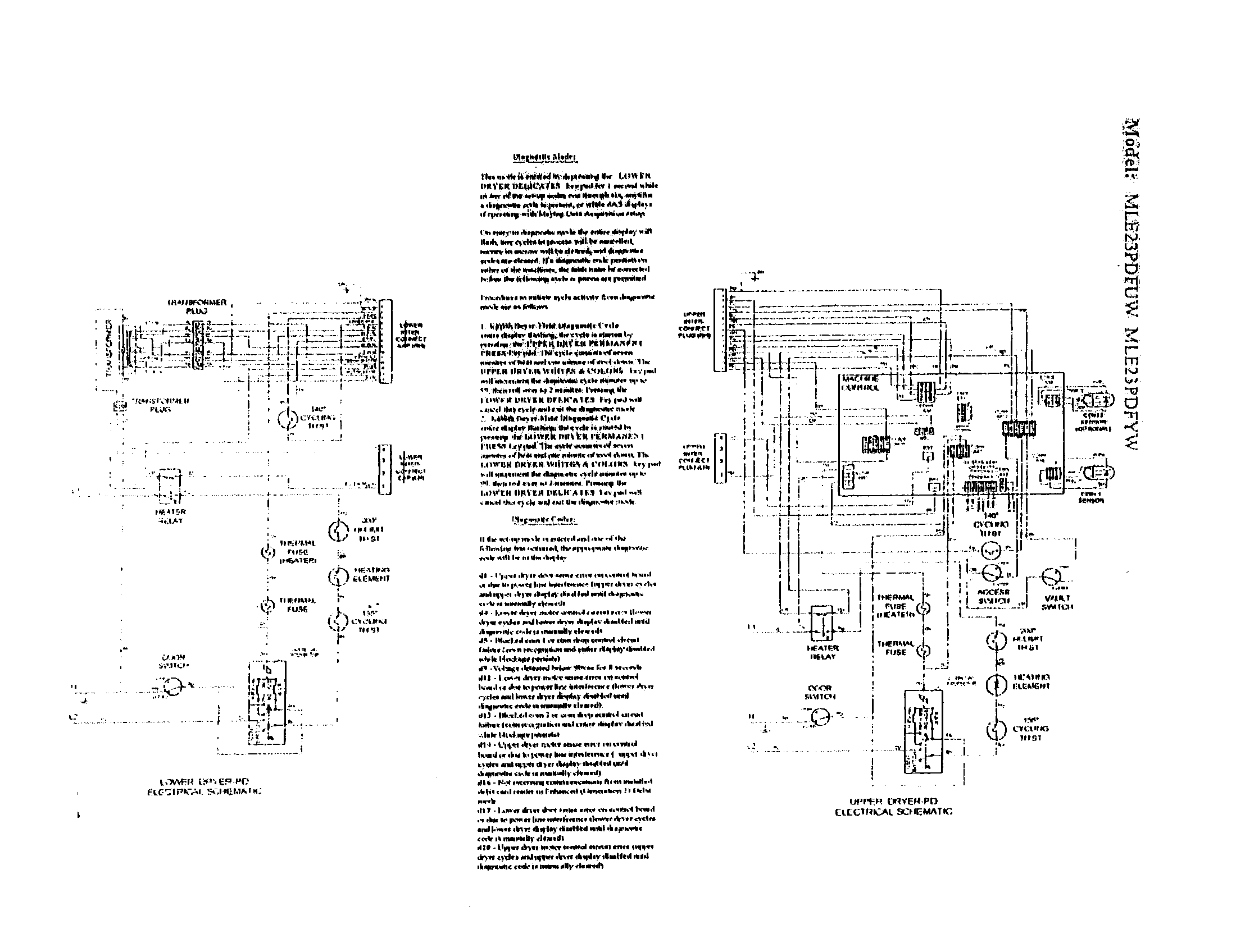 Wiring - mle23pdfuw/fyw