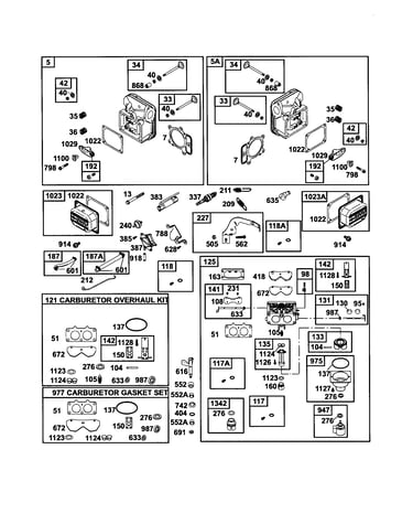 Carburetor/blower-housing