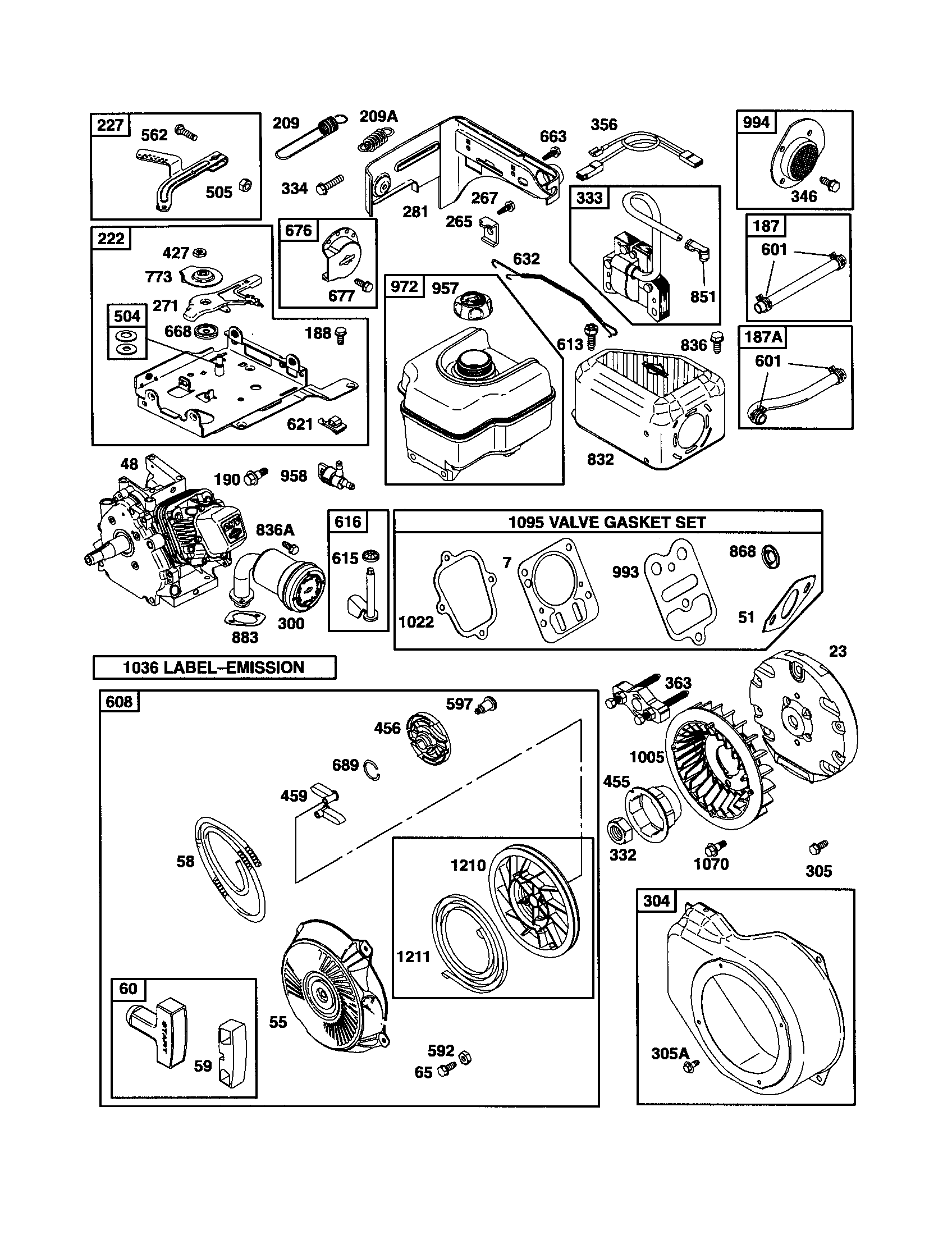 Blower-housing/starter-rewind