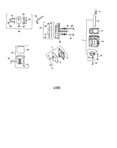 Cylnder head/valve/breather