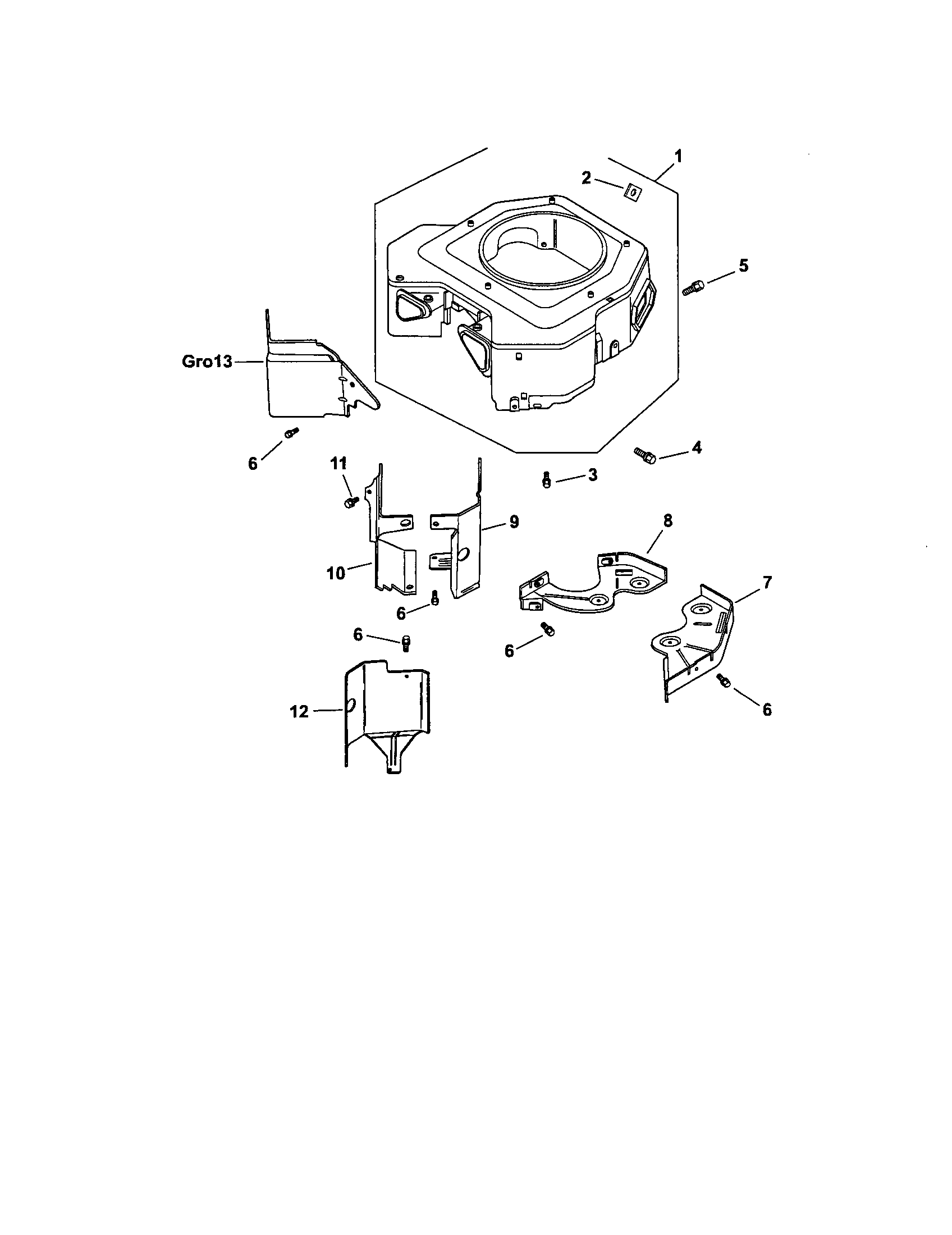 Blower housing/baffles
