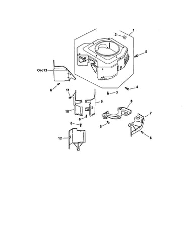 Blower housing/baffles