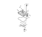 Kohler SV600-0001 oil pan/lubrication diagram