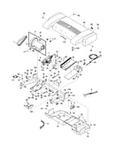 Motor and hood assembly