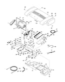 Motor and hood assembly