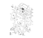 Proform PFTL413040 console and railing assembly diagram