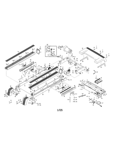 Walking belt and motor