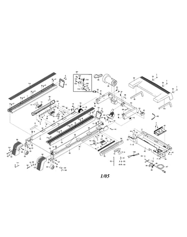 Walking belt and motor