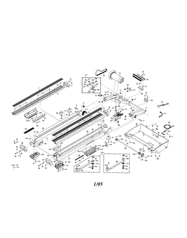 Walking belt/motor/bellypan