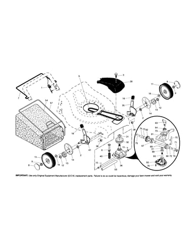 Wheels/tires/bag