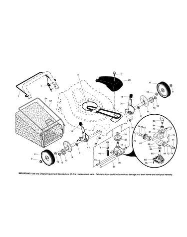 Wheels/tires/bag