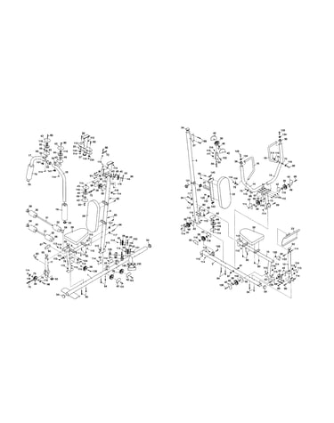 Backrest/seat/base