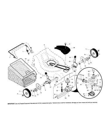 Wheels/tires/bag