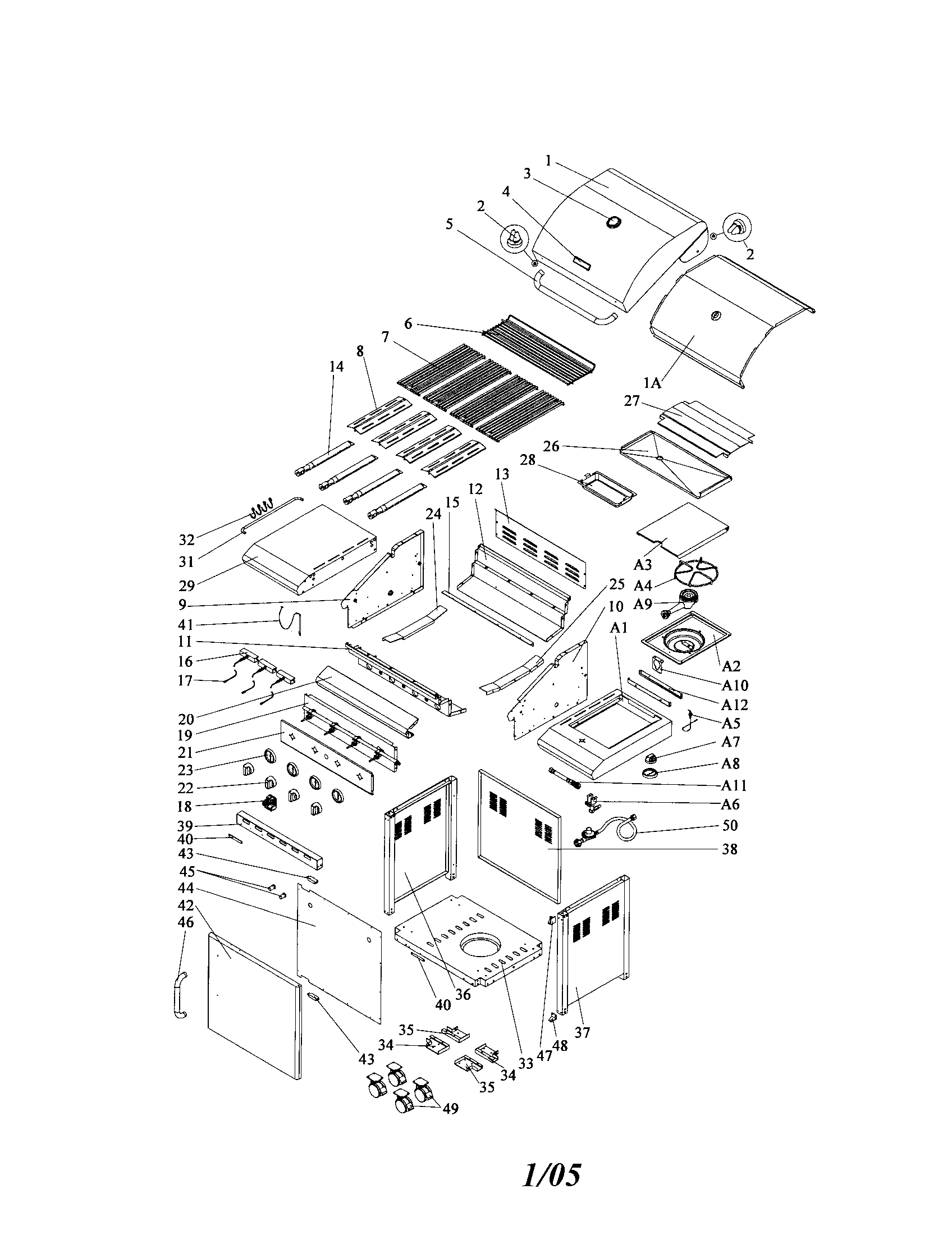 LPG GRILL ASSEMBLY