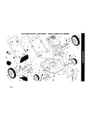 Engine/handle/housing/wheels