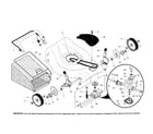 Craftsman 917376550 wheels/tires/bag diagram